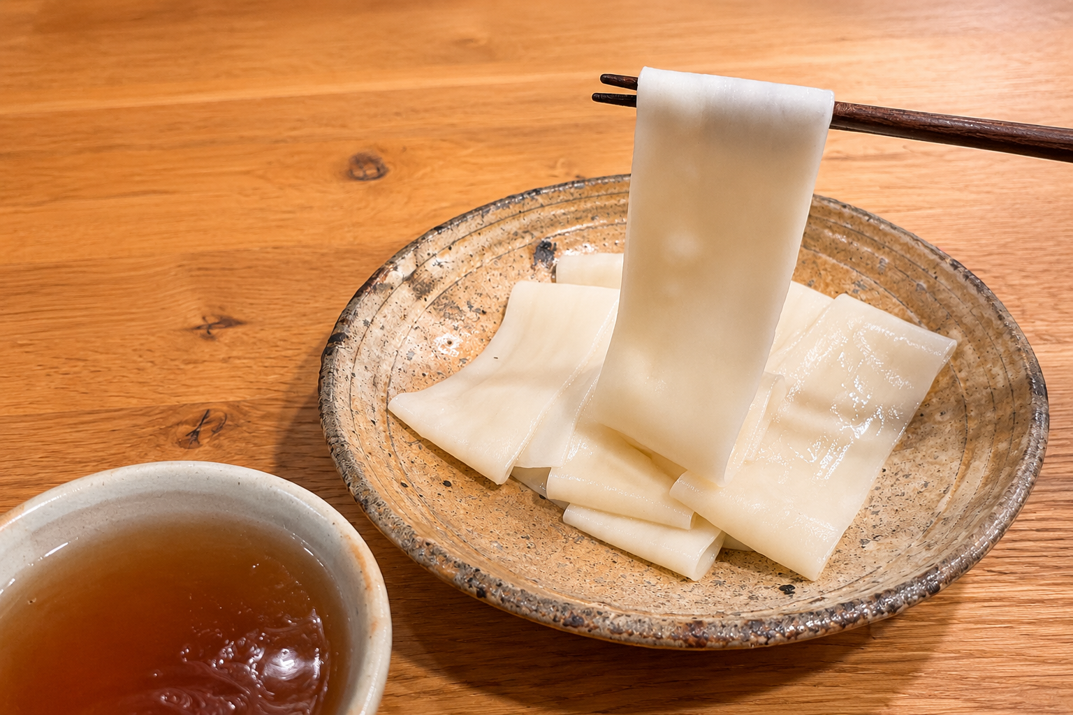 Chilled Himokawa Udon — Where the Last Drop Decides