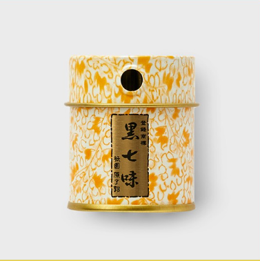 Hararyoukaku Kuro-Shichimi | The Black Seven-Spice of Kyoto's Gion — Tin, 5g + Refill