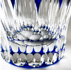 Fleur Lapis Edo Kiriko Pair from Tokyo, shipped directly from Japan