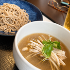Uneno Dashi Trio dashi soup with soba noodles from Kyoto