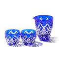 Edo Kiriko Sake Set: Masterpiece by Taisuke Kimura