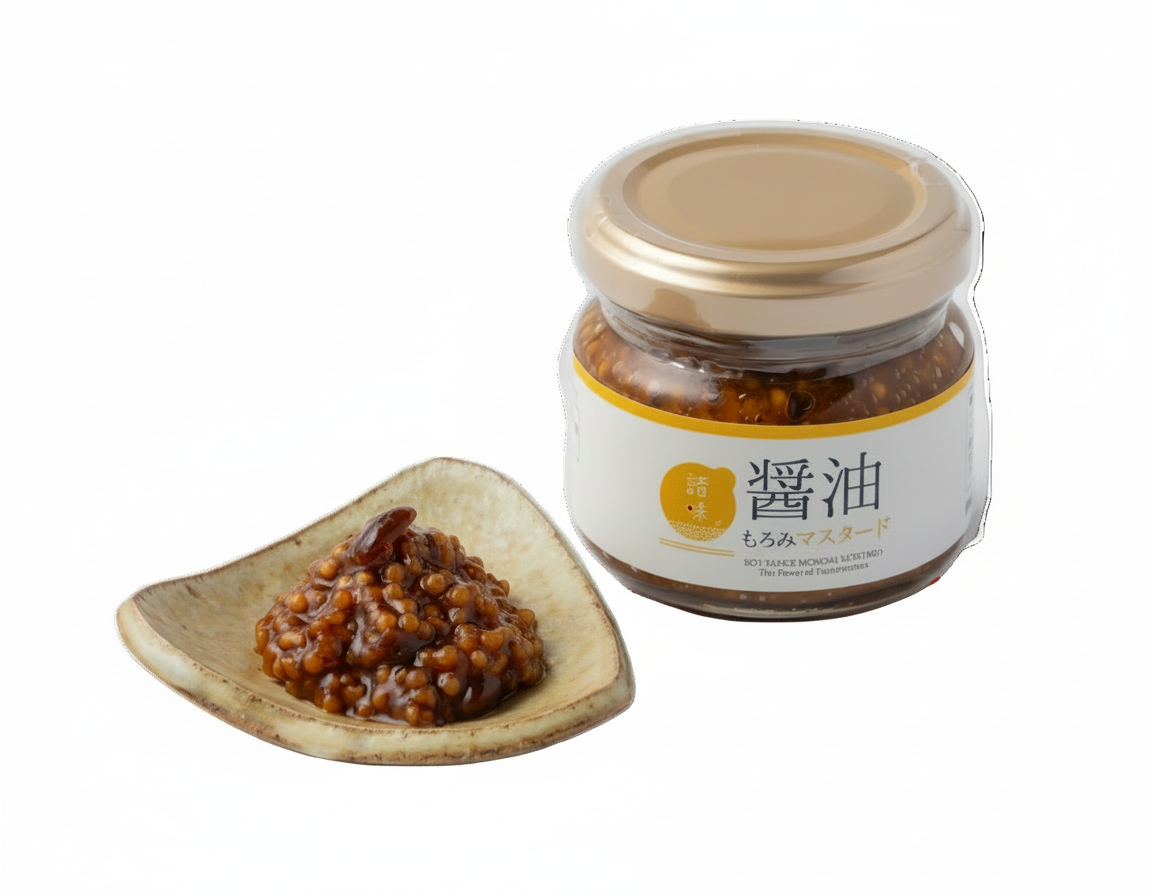 Shoyu Moromi Mustard: Japanese Soy Mash & Spice Blend