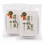 Hamanatto fermented soybean packages from Toyohashi, Aichi