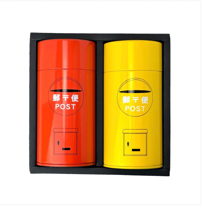 Retro Postbox Japanese Tea Gift Set Hayama-cha 200g