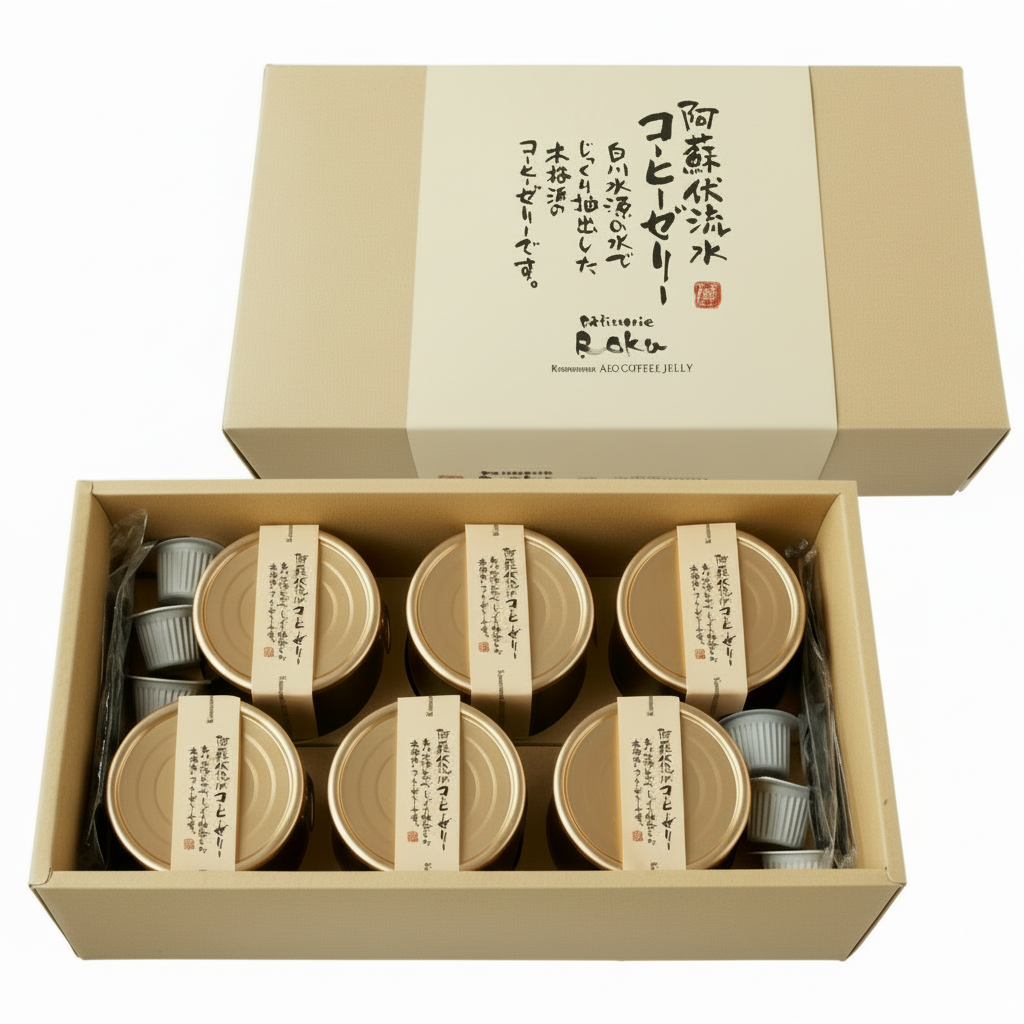 Aso Spring Water Coffee Jelly from Kumamoto