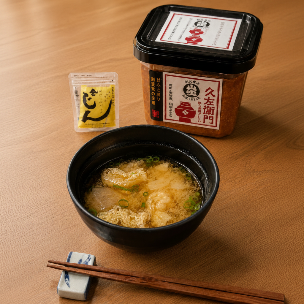 Japanese Pantry Starter Kit miso soup made with kit, Japan