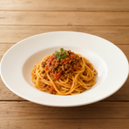 Hamanatto stirred into bolognese pasta sauce, Toyohashi