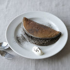Black Sesame Latte French Toast with Mochi