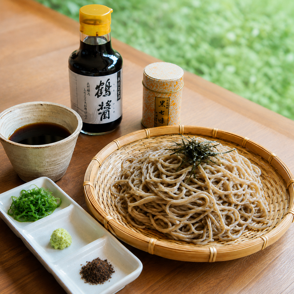 Japanese Pantry Starter Kit soba course with soy sauce