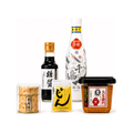 Japanese Pantry Starter Kit — soy sauce, dashi, miso, rice vinegar, and shichimi