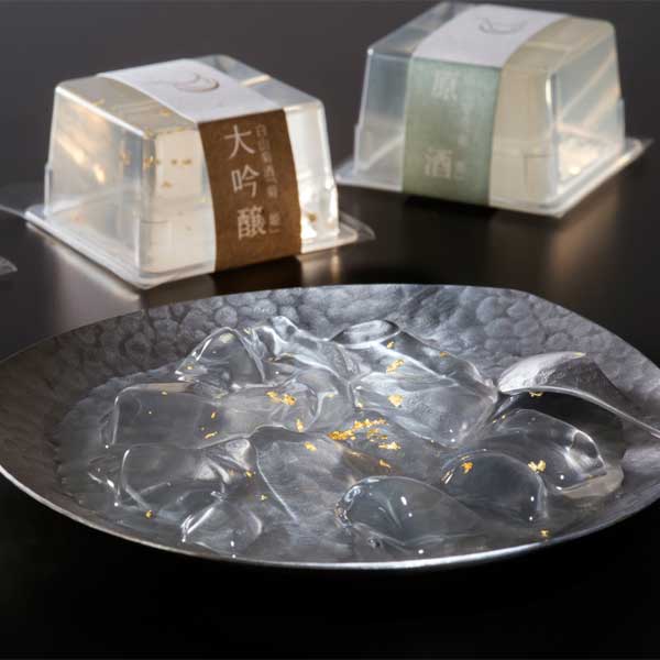 Hakusan Sake Jelly Trio: A Gourmet Japanese Dessert